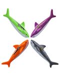 VReder Dive Sticks Pool Toys, Dive Rings Sticks Diving Torpedo for Swimming Underwater Pool Training Diving Game Training Swimming Fun Toys Gift for Kids (Torpedo Shark Shape)