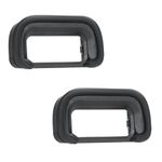 A6700 Eyepiece Eyecup Eye Cup, JJC 2 Pack Eyecup Viewfinder for Sony A6700 Camera, Replaces Sony FDA-EP20 Eyepiece, Soft Silicone Material,360-Degree Rotatable,Protect Viewfinder from Impact & Scratch