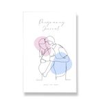 Rays Of Ink Pregnancy Journal for Mom to Be | Pregnancy Planner | 40 Week Journal for Expecting Moms with Stickers & Bookmark | Gift for New Moms - Track Baby Bump, Mood & Milestones