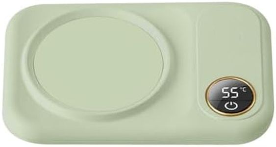 DONGKER Coffee Mug Warmer,10W USB Electric Mug Heating Mat with 8H Auto Shut Off & 3 Temp Settings for Desk Home Office Heating Coffee Tea Water Milk Beverage