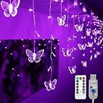 Decorman Butterfly Curtain Lights, 