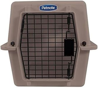 Petmate Ultra Vari Dog Kennel for Small Dogs (Durable, Heavy Duty Dog Travel Crate, Made with Recycled Materials, 21 in. Long) up to 15 lbs, Made in USA