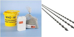 Masonry/Brickwork Crack Repair Stitching Kit inc 10 Helical Bars & 7kgs Grout