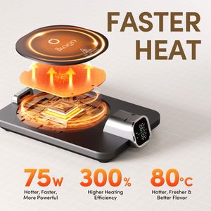 ikago Smart Heated Coffee Mug Set – Temperature Control, 12oz