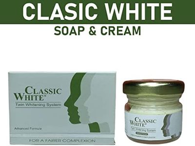 Classic white skin whitening Cream and Classic white soap