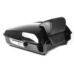 Topcase Compatible with Harley Davidson Street Glide 14-22 Razor GB9 Black