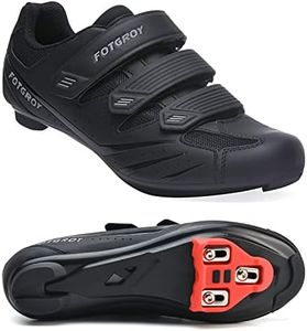 Homme Chaussures de Cyclisme pour Femme, Chaussures de Peloton Compatibles Pelaton SPD ARC Look Delta avec Crampons, Unisexes Cyclisme Chaussures de Vélo Intérieur, Vélo de Route en Extérieur BK EU 43