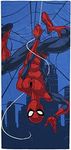 Jay Franco Marvel Spiderman Hi Neighbor Kids Bath/Pool/Beach Towel - Super Soft & Absorbent Fade Resistant Cotton Towel, Measures 28 x 58 inches (Official Marvel Product)