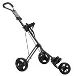 Slazenger 3 Wheel Golf Trolley Push Cart Black