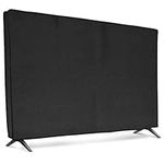 kwmobile Dust Cover for 49-50" TV - Fabric Case TV Protector for Flat Screen TVs - Black