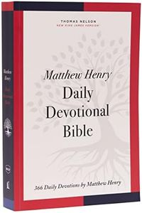 NKJV, Matthew Henry Daily Devotional Bible, Paperback, Red Letter, Comfort Print: 366 Daily Devotions by Matthew Henry