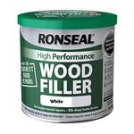 Ronseal RSLHPWFW37K High Performance Wood Filler, White, 3.7 kg