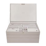 Stackers Taupe Supersize Jewellery Box- Set of 3