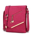 Mia K. Farrow Women's Vintage Crossbody Bag One Size Pink