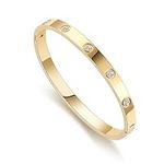RIMRIVA Gold Bangle Bracelets for W