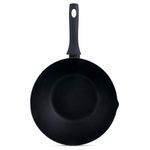 Ken Hom Pressed Aluminium Wok, 30cm, Excellence, Induction Hobs Suitable/Metal Tool Safe/Ergonomic Handle, Includes 1 x Chinese Wok Pan, KH430006