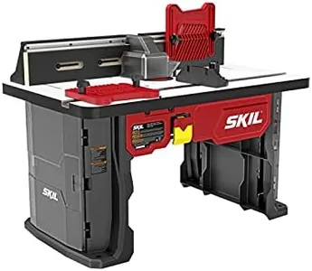 SKIL SRT1039 Benchtop Portable Router Table with Dual Sided Integrated Bit Storage