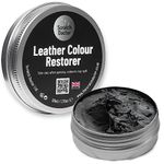 Scratch Doctor Leather Colour Restorer Recolouring Balm Repair Treatment for Faded & Worn Absorbent Leather Furniture, Sofas, Chairs (Dark Grey, 50ml)