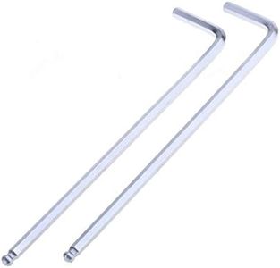 Musiclily Basic 3/16 inch Guitar Bass Truss Rod Hex Wrench Allen Key Ball End Adjustment Tool for Mexico Fender(Set of 2)