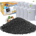 KEEPOW 8 Pack Activated Charcoal Odor Absorber for iTouchless 8 Gallon & Larger, Trash Can Deodorizer, Garbage Can Deodorizer, Odor Filter Refill for iTouchless 13 Gallon Trash Can Diaper Garbage Can