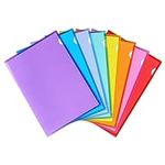 16 Pack Clear Plastic Folders Sleev