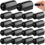 Qualirey 18 Pcs Deer Warning Whistles for Car Warning Horn for Vehicles and Trunks Whistle Avoids Collisions Devices Motorcycle Helps Reduce Accidents(Black,Single Hole)