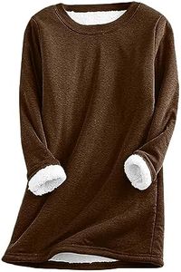 Clothes Women's Sleeve Tshirts Top Soft T-Shirts 2023 Tshirt Womens Thermal Blouses Tops Woman Clothing Warm for Long Casual Shirts Ladies Sleeves Winter Shirt Women for Leggings Fleece