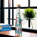 The Better Home 750ml Insulated Stainless Steel Water Bottle | 8 Hrs Insulation | Diwali Gift for Friends & Family | Hot and Cold Water for Office | Leakproof | Geometric Design