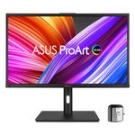 ASUS ProArt Display OLED PA27DCE-K Professional Monitor – 27", OLED, 4K UHD, 99% DCI-P3, HDR-10, HLG, ΔE < 1, USB-C PD 80W, Hardware Calibration, Calman Ready, ColourSpace Integration