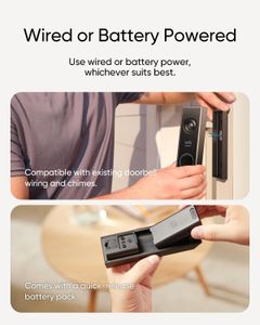 eufy Dual Camera Video Doorbell – E340 Smart Home Security