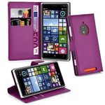 Cadorabo Book Case Compatible with Nokia Lumia 830 in Pastel Purple - with Magnetic Closure, Stand Function and Card Slot - Wallet Etui Cover Pouch PU Leather Flip