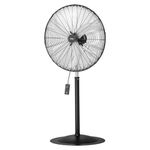 VEVOR 30 Inch 85-Degree Oscillating Fan, Industrial Pedestal Fan, Height Adjustable Standing Fans with 3 Adjustable Speeds, High Power Fans for Warehouse,Garage,Commercial, Black