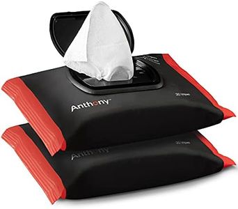 Anthony Glycolic Exfoliating & Resurfacing Wipes – Men’s Cleansing Face Cloths to Clean and Brighten Complexion – Gentle Pore Refining for Normal, Oily or Sensitive Skin – 30 Sheets per Bag