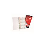 5 Star Office Telephone Message Book Wirebound Carbonless 320 Notes 80 Pages 279x152mm, White