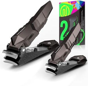 Cortauñas Set Profesional, Cortauñas Set Fabricado en Acero Inoxidable para Hombre y Mujer Adulto, Cortauñas Afiladas con Recipiente Colector, Cortauñas Manicura para las uñas y las uñas de los pies