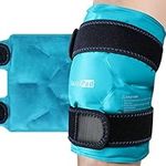 SuzziPad Knee Ice Pack Wrap for Knee Pain Relief, Gel Ice Packs for Injuries Reusable with Cold Compress Therapy, Ice Wraps for Knee Replacement, Meniscus Tear and ACL, Knee Surgery