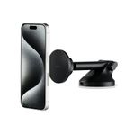 iOttie iTap 3 Magnetic Dash & Windshield Mount Car Phone Holder with Magnetic Ring Adapter. Compatible with Qi2, MagSafe, iPhone, and Android Smartphones.