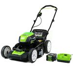 Greenworks PRO 21-Inch 80V Cordless Lawn Mower, 4.0 AH Battery Included GLM801602