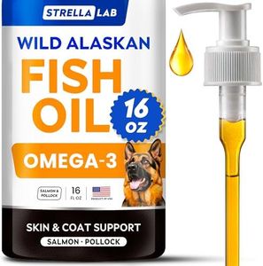 Fish Oil for Dogs & Cats - Natural Omega-3 & Salmon Oil, Skin&Coat Support