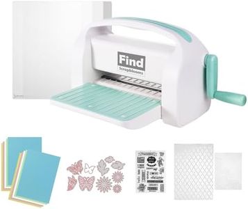 Find Scrapblooms A4 Manual Die Cutting and Embossing Machine for Cardmaking,Scrapbooking,9-inch openning Scrapbooking Die Cut Machine for Art&Craft