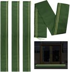 Citrine Garden 4Pcs 4ft Long Canvas Sandbags for Flooding with Reflective Stripe, Flood Protection Barrier Rain Water Control for Door Window