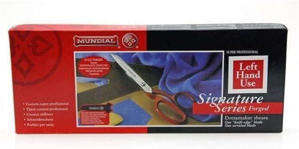 Mundial Left Handed 20 cm Dressmaking Serra Sharp Scissor