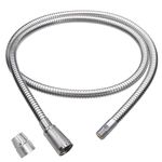 46092000 Kitchen Faucet Hose Replacement Parts, Pull-Out Spray Replacement Hose for Grohe Ladylux Replacement Parts, Alira Sink Faucet Hose by Awelife, 59-inch Starlight Chrome Finish