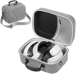 Large Carrying Case for Meta Quest 3, Hard Travel Case Compatible with Kiwi Design/BOBOVR Battery Head Strap and Other Accessories, Hard Case and Soft Lining for Oculus Quest 3