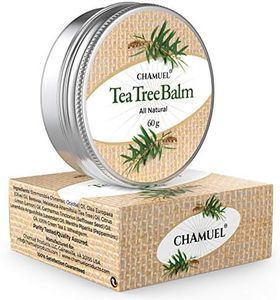 Chamuel Tea Tree Oil Balm -100% All Natural | Great Cream for Soothing Irritations like Eczema, Psoriasis, Rashes, Insect Bites, Folliculitis, Acne, Itches, Dry Heels, Cuticles, Saddle Sores and more!