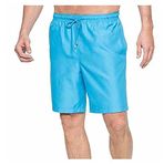 Kirkland Signature Men's Elastic Waistband Mesh Lined Swim Short Trunk - -