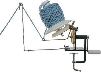 Stanwood Metal Yarn Ball Winder, Large 10 oz – White