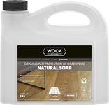 WOCA Natural Soap Floor Cleaner, Ideal for Oiled Wood, Ecofriendly, Perfect for Oiled Furniture, Table Tops and All Other Natural Surfaces (Natural, 2.5L)