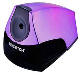 Bostitch Personal Electric Pencil Sharpener, Powerful Stall-Free Motor, High Capacity Shavings Tray, Metallic Purple