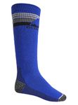 Burton Men's Emblem Midweight Sock, Cobalt Blue, Large